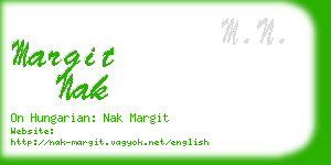 margit nak business card